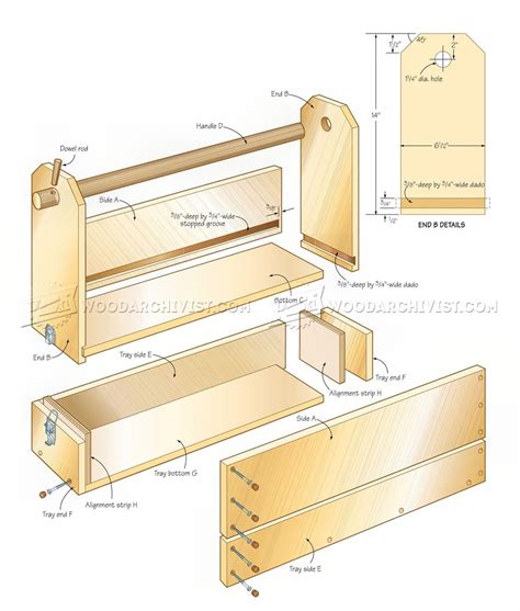 simple wooden toolbox plans